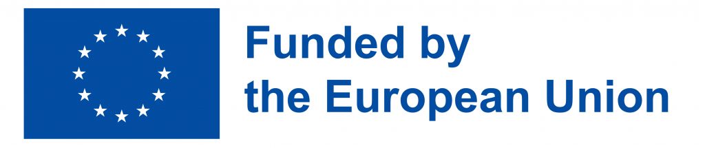 Logo of the EU saying Funded by the European Union