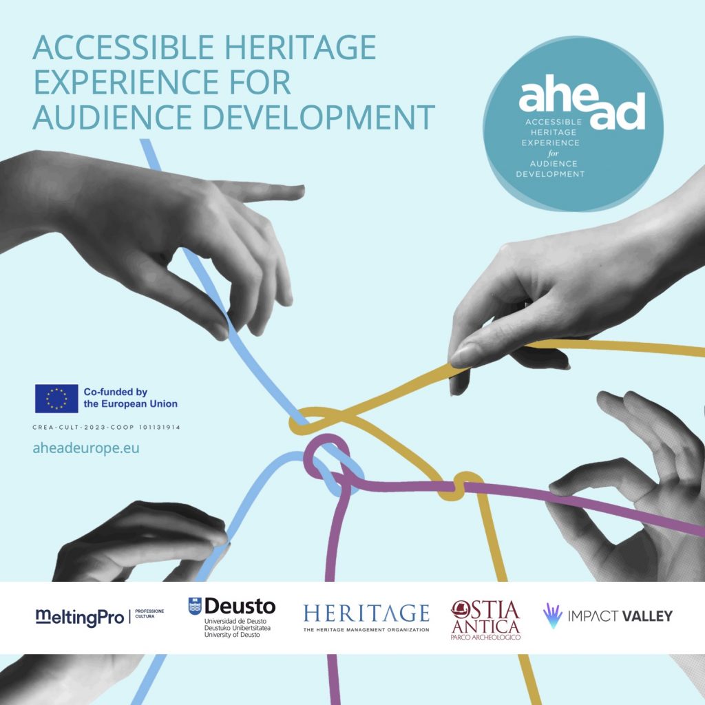 AHEAD Multiplier Event Poster with logos of all project partners etc