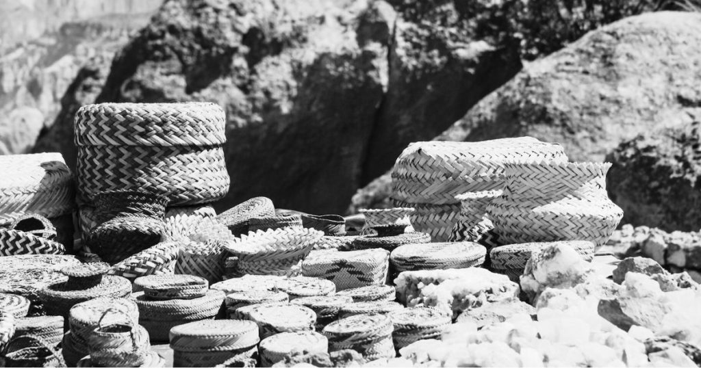Mexican traditional baskets