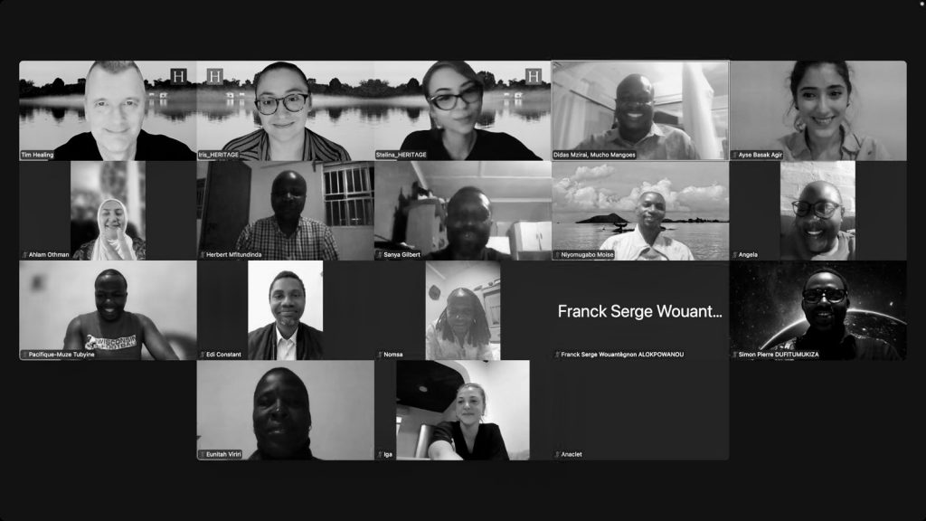 Screenshot of online training